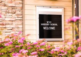 nursery school welcome sign
